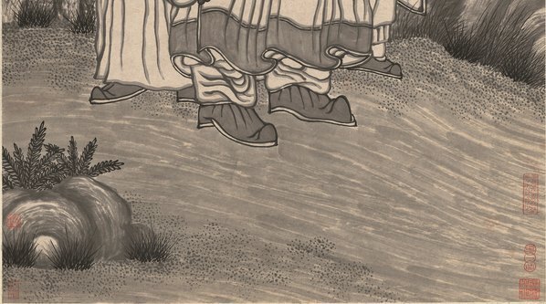 清_丁云鹏_益寿尊者像_纸本_(6241×13909 – 300dpi)(图5)