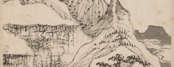 清_渐江_山水册_纸本_4_(1681×2596 – 300dpi)(图4)