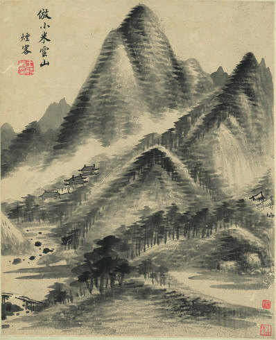 明_王时敏_山水十开_纸本_7_(3653×4495 – 300dpi)(图1)