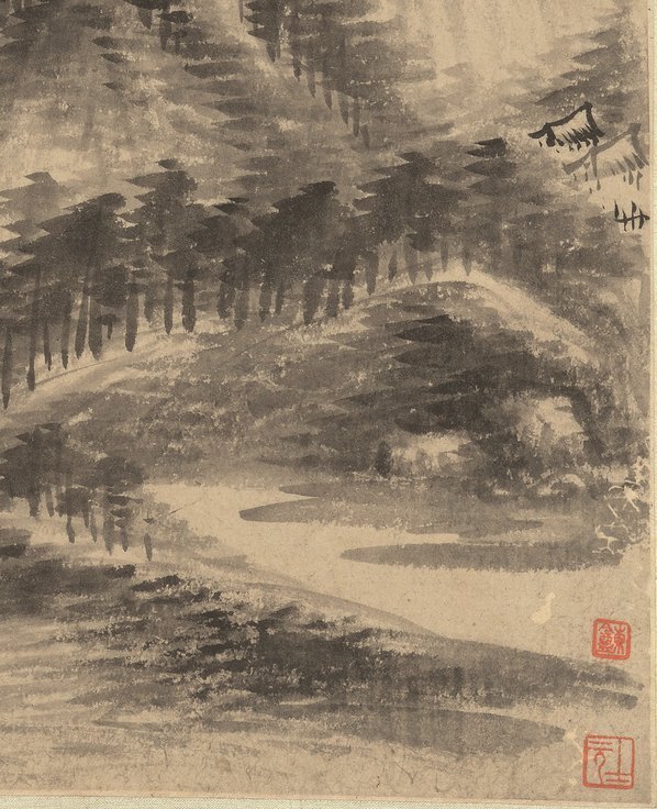 明_王时敏_山水十开_纸本_7_(3653×4495 – 300dpi)(图5)