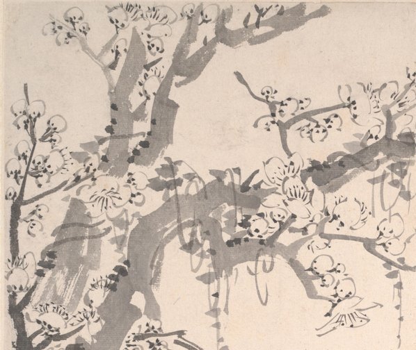 清_金农_梅花图册页大都会_4_(5750×4850 – 600dpi)(图2)