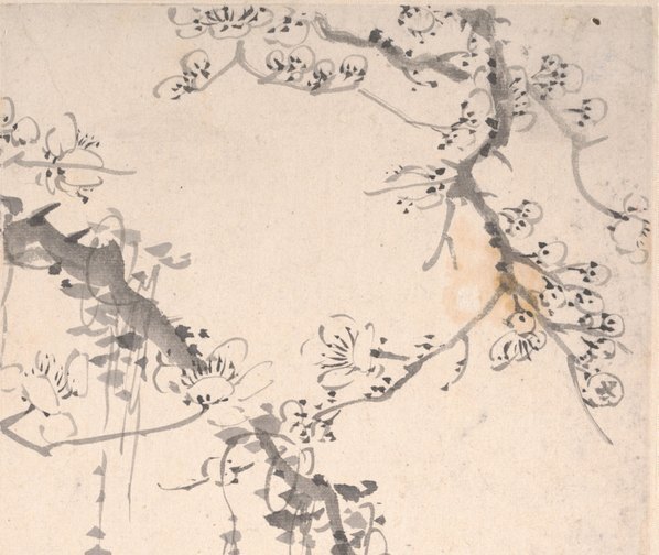 清_金农_梅花图册页大都会_4_(5750×4850 – 600dpi)(图3)