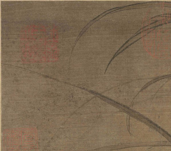 宋_佚名_鹌鹑图绢本_(6018×5294 – 300dpi)(图2)