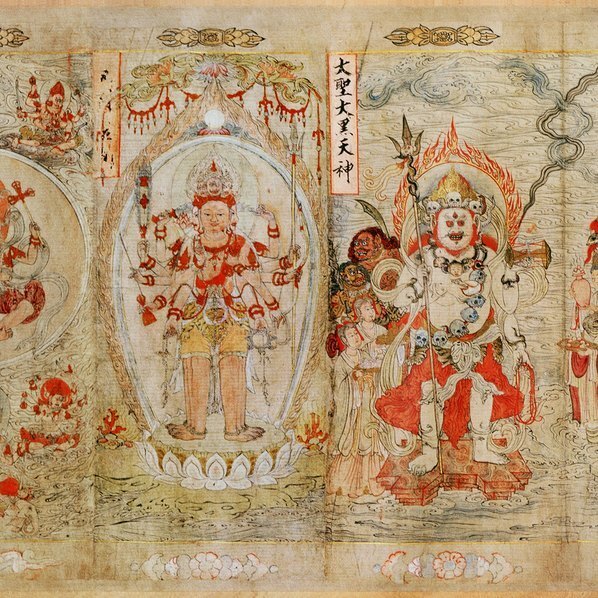 宋_张胜温_画梵像_大理国_画芯_(14982×3844 – 321dpi)(图3)