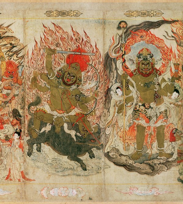 宋_张胜温_画梵像_大理国_画芯_(14982×3844 – 321dpi)(图5)