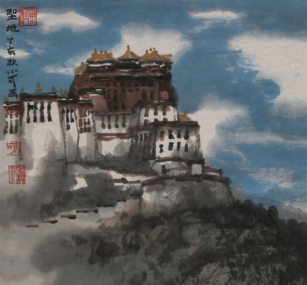近代_李可染_圣_(6716×24939 – 72dpi)(图2)
