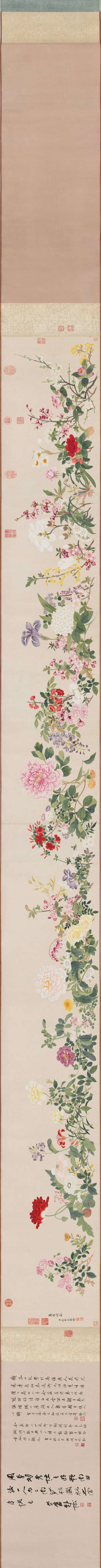 清_钱维城_万有同春图卷_波士顿美术_(72079×4650 – 300dpi)(图1)