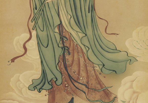 近代_西方三圣_南无大势至菩萨_(5732×16073 – 72dpi)(图4)