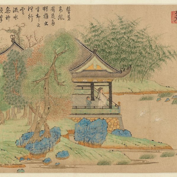 元_钱选_王羲之观鹅图_画_(14207×3700 – 350dpi)(图3)