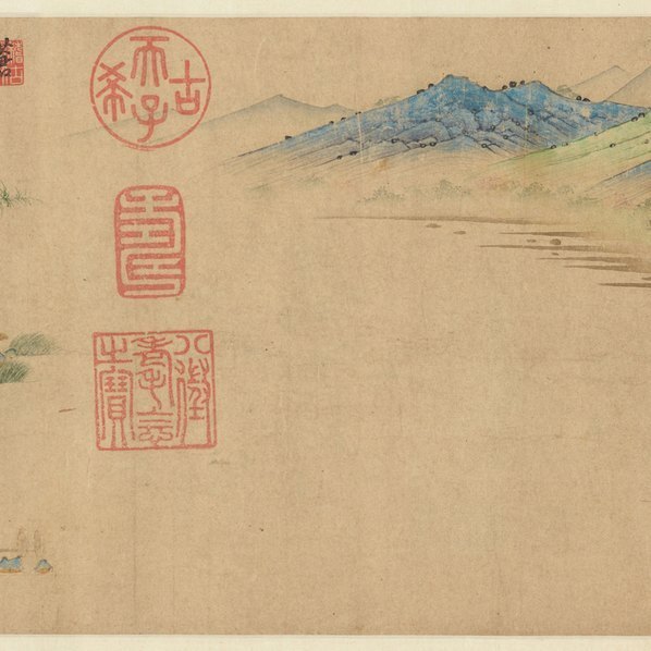 元_钱选_王羲之观鹅图_画_(14207×3700 – 350dpi)(图4)