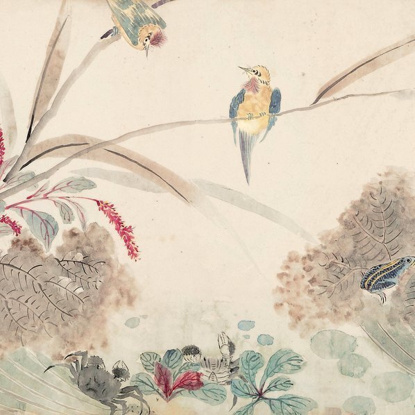 清_钱与龄_秋风墨藻图卷手卷_(40480×3780 – 300dpi)(图3)