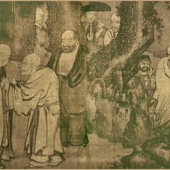 元_颜辉_十六罗汉图卷_(30349×3000 – 300dpi)(图2)