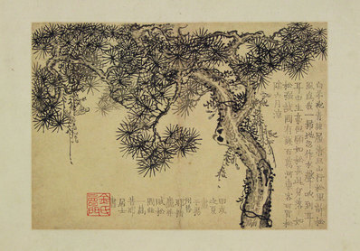 清_金农_花卉图册_浙江省博物馆_9_(4294×3000 – 300dpi)(图1)