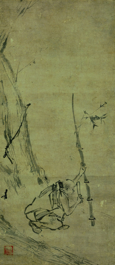 宋_梁楷_六祖截竹图_(4000×9211 – 300dpi)(图1)