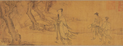元_佚名_画渊明归去来辞_绢本_(8716×3273 – 300dpi)(图1)