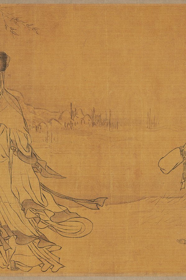 元_佚名_画渊明归去来辞_绢本_(8716×3273 – 300dpi)(图4)
