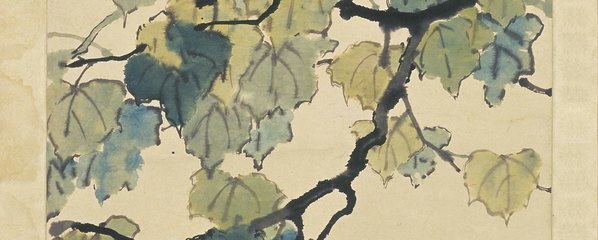 近代_徐悲鸿_梧桐猫蝶图_(3736×6004 – 72dpi)(图3)