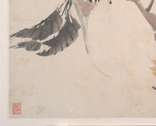 清_任颐_花鸟蔬果册页_八开_5_(4500×3642 – 300dpi)(图4)