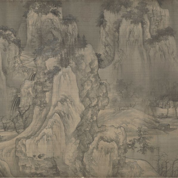 宋_王诜_渔村小雪图卷绢本北京故_(31444×6253 – 356dpi)(图5)