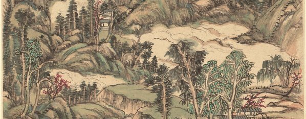 清_王原祁_山水十二开_纸本_6_(3733×5826 – 300dpi)(图4)