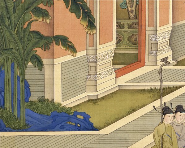 清_焦秉贞_历朝贤后故事图_含饴弄_(3500×2796 – 300dpi)(图2)