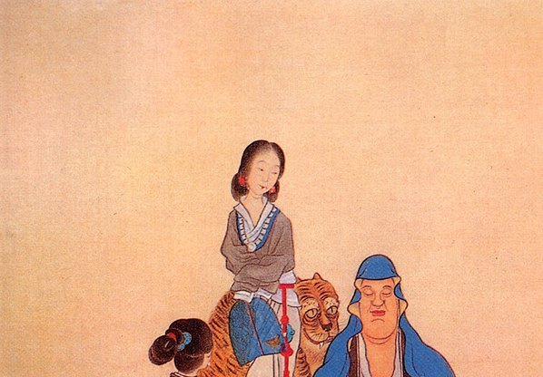 清_任熊_十六应真图册_10_(4200×2923 – 300dpi)(图2)