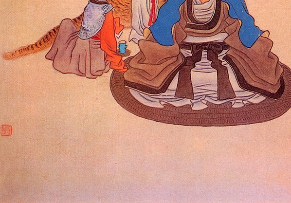 清_任熊_十六应真图册_10_(4200×2923 – 300dpi)(图4)