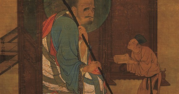 宋_刘松年_罗汉_(8673×18291 – 393dpi)(图4)