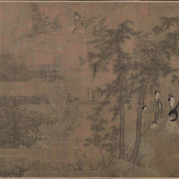 五代_阮郜_阆苑女仙图卷_全卷_绢本_(52589×5787 – 300dpi)(图3)