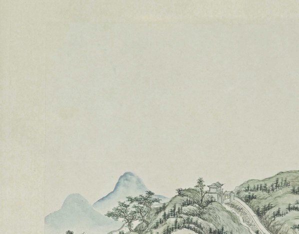 清_张若澄_燕山八景图_北京故宫_玉泉趵_(5336×4189 – 300dpi)(图2)