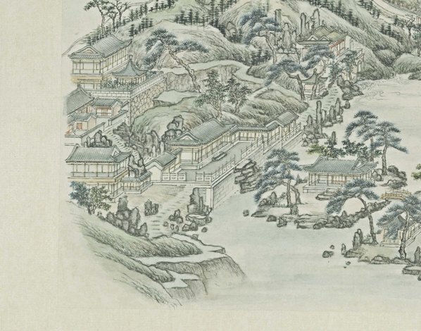 清_张若澄_燕山八景图_北京故宫_玉泉趵_(5336×4189 – 300dpi)(图4)