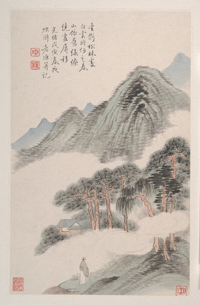 清_杜湘_山水册页_111_(3000×4575 – 300dpi)(图1)