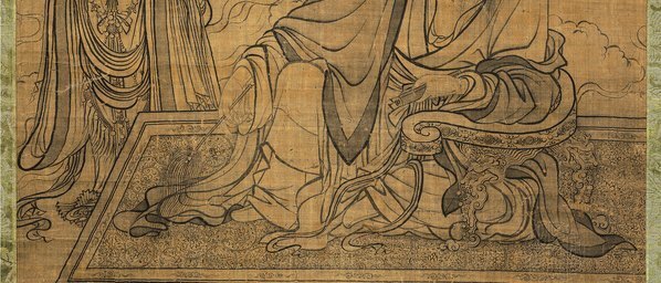 宋_佚名_维摩居士图轴_绢_(2919×5000 – 151dpi)(图4)