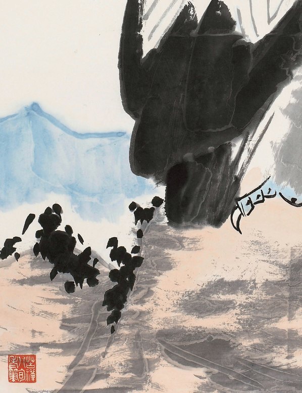 近代_李苦禅_鹰_副_(4205×5464 – 72dpi)(图4)