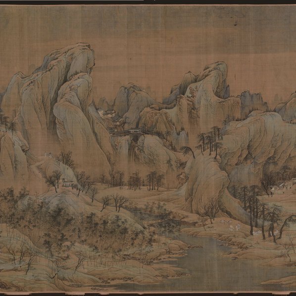 宋_赵伯驹_江山秋色图带跋_二版_绢本北京故_(48836×6778 – 300dpi)(图5)