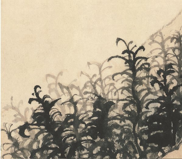 明_石涛_设色山水册纸本_(4023×3507 – 300dpi)(图4)