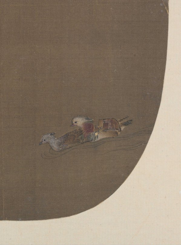 宋_张茂_鸳鸯图纨扇绢本故_(7942×10734 – 600dpi)(图5)