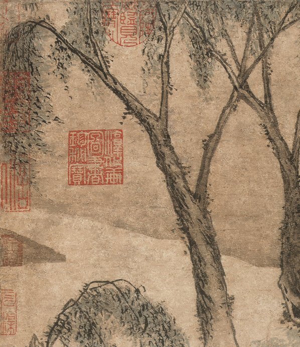 宋_佚名_柳荫归牧图_纸本_(3780×4370 – 300dpi)(图2)