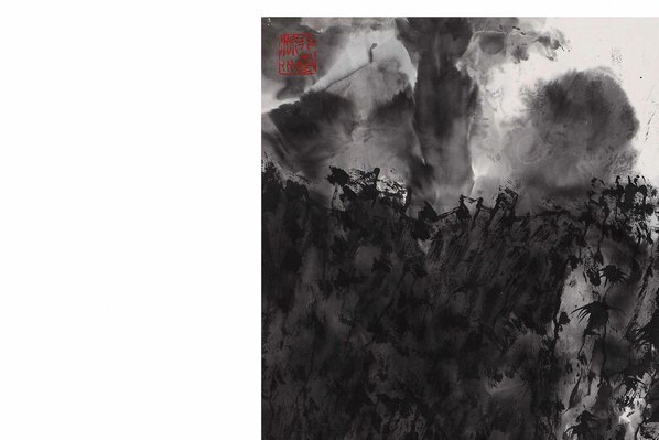 近代_陈向迅]_绝岭一_(8616×5744 – 72dpi)(图2)