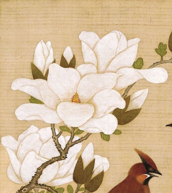 清_余稚_花鸟画十二开_绢本_余稚花鸟_10_(3248×3642 – 250dpi)(图2)