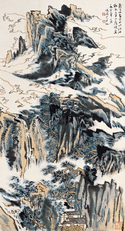 近代_陆严少_陆俨少_(4010×7398 – 72dpi)(图1)