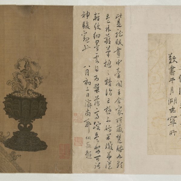 元_王振鹏_姨母育佛图卷_全卷_绢本_(52500×4992 – 300dpi)(图4)