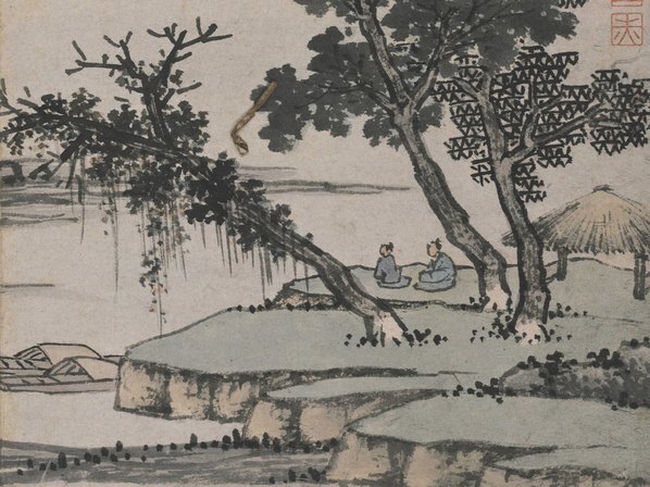 明_沈周_卧游图册_11_(5775×4328 – 300dpi)(图5)