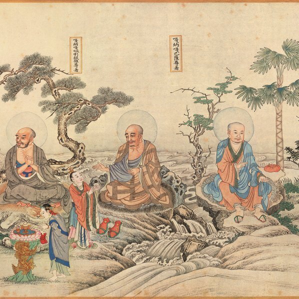 清_丁观鹏_法界源流图卷全图_图卷_7_(22047×4892 – 350dpi)(图5)