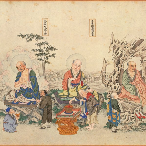 清_丁观鹏_法界源流图卷全图_图卷_7_(22047×4892 – 350dpi)(图3)