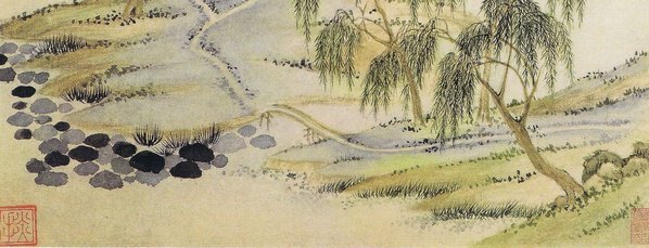 清_王时敏_仿古山水册_王时敏仿北宋赵令穰江乡清夏_(3000×4594 – 300dpi)(图5)