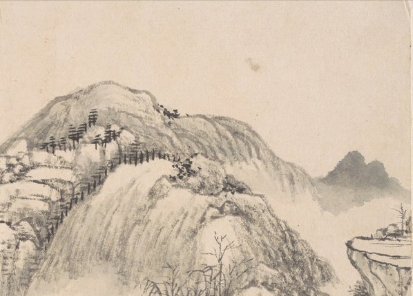 清_钱维城_山水花鸟册_开_大都会_2_(4813×3464 – 400dpi)(图3)