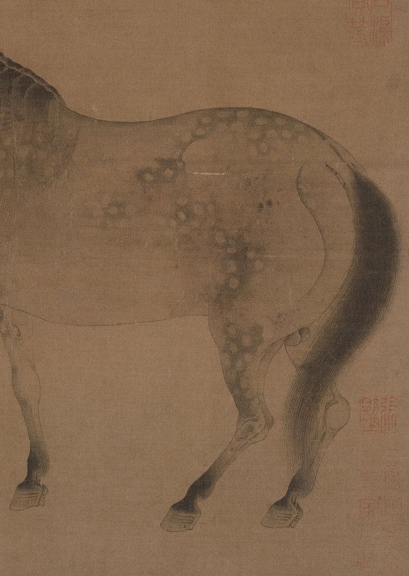 元_任贤佐人马图轴_绢本_(5665×7969 – 400dpi)(图5)