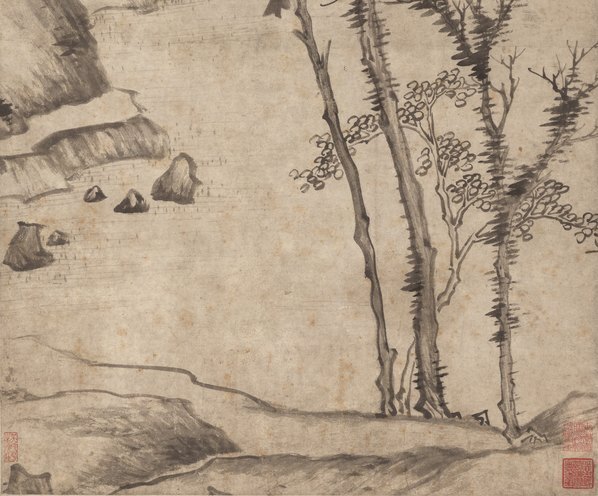 清_祝山嘲_仿倪去林山水_纸本_(6324×20972 – 300dpi)(图5)