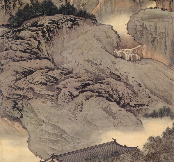 清_袁江_竹苞松茂图绢本_袁江_竹苞松茂图_5_(4042×15000 – 300dpi)(图3)